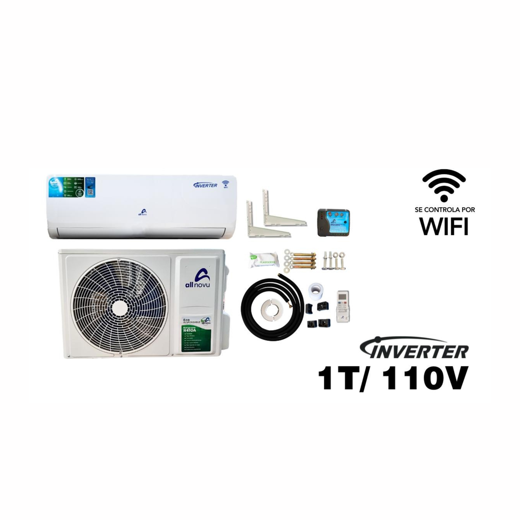 Aire Acondicionado Inverter 1T - 110 V + Soporte